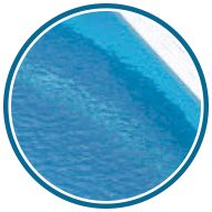 Liner PVC uni bleu résistant
