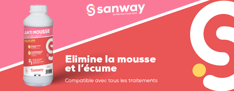 Anti-mousse spa 1L Sanway - Achat en ligne ou en magasin