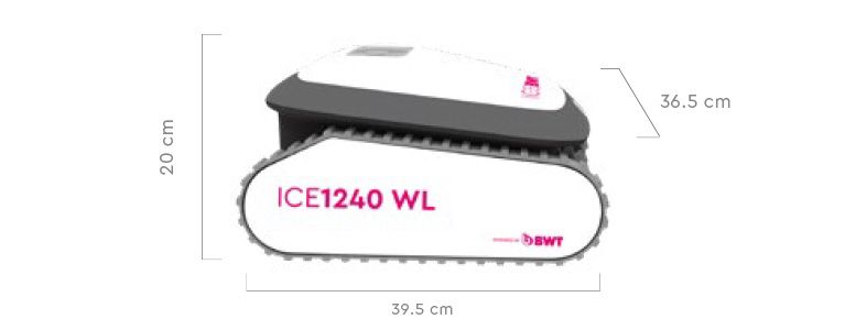 Dimensions du robot BWT ICE 1240 WL