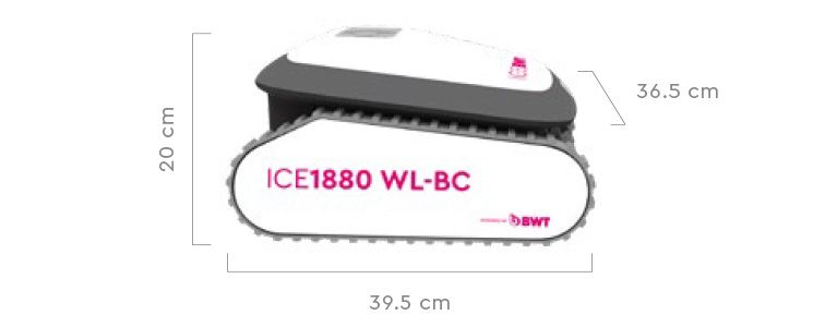 Dimensions du robot ICE 1880 WL-BC