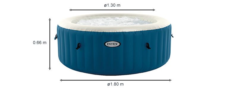 Dimensions du spa Intex Blue One